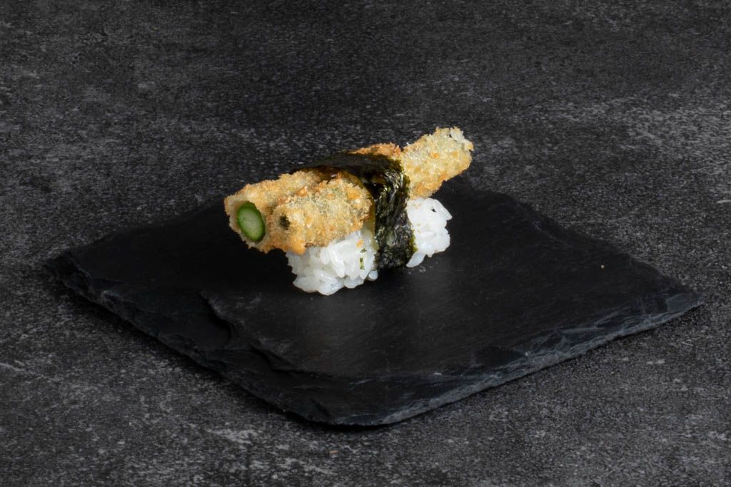 Billede af Tempura Asparges - Vegan Nigiri