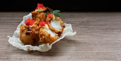 Billede af 3 stk. Tempura kammuslinger