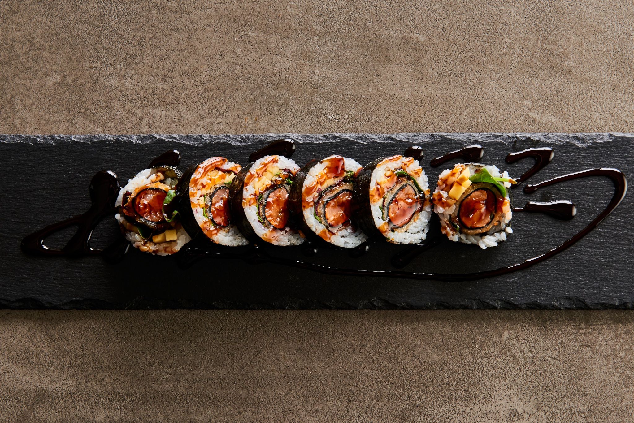 Spicy Salmon Tempura Roll