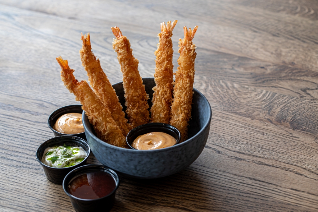 Billede af 6 stk. Tempura rejer