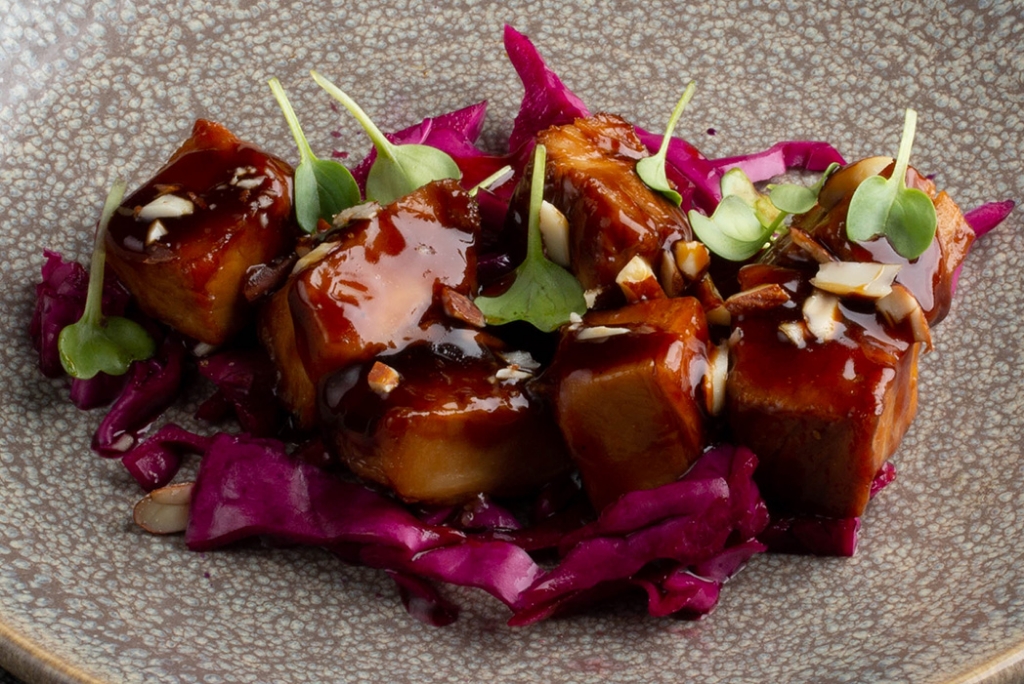 Picture of Teriyakiglaceret svinebryst - 5 stk.